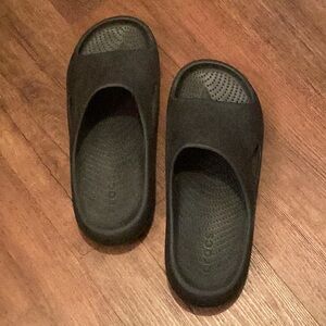 MENS Black Slide CROCS size 13